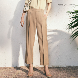 正装 裤 高级感直筒西装 vesas唯尚女装 子西裤 新款 职业长裤 夏季