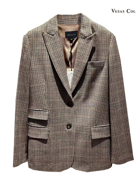 唯尚女装 女士西服外套 职业正装2025年秋季新款高级感白色西装