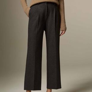 collection女装 长裤 单裤 裤 VS244T152103C 显瘦纯色宽松西装 vesas