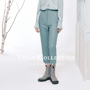 J0983 Vesas 同款 T1297马卡龙绿色系通勤西裤 Collection