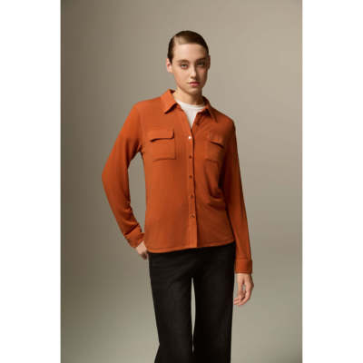 唯尚女装衬衫轻奢老钱风气质衬衫气质通勤正肩衬衣VS244B0996045