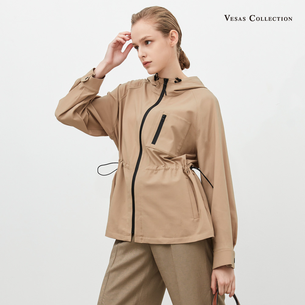 vesas collection 唯尚女装专柜正品 风衣 短款外套夹克