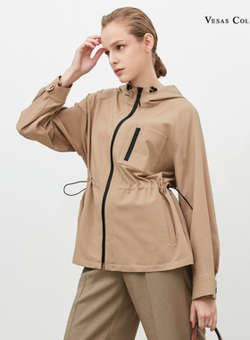vesas collection 唯尚女装专柜正品 风衣 短款外套夹克