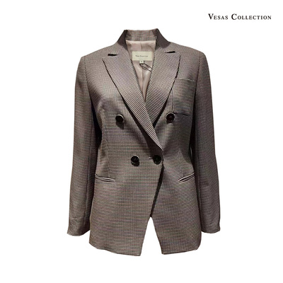 唯尚vesascollection女装西服休闲直筒通勤单排扣西服外套J0961