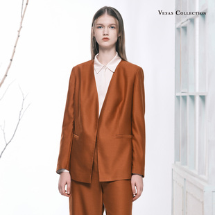 vesas collection唯尚女装专柜正品单上衣商务慵懒 精湛艺术西装