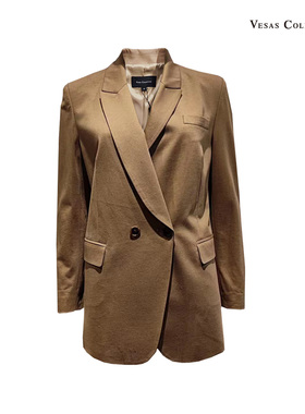 Vesas Collection  J1042经典款一粒双扣西装上衣
