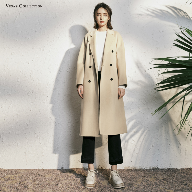 vesas collection 唯尚女装专柜正品大衣 艺术腔调 意式宽松外套