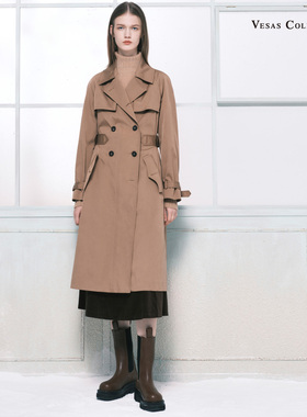vesas collection 唯尚女装专柜正品秋风衣类VS213A028819