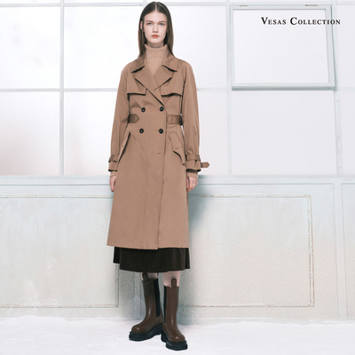 vesas collection 唯尚女装专柜正品秋风衣类VS213A028819