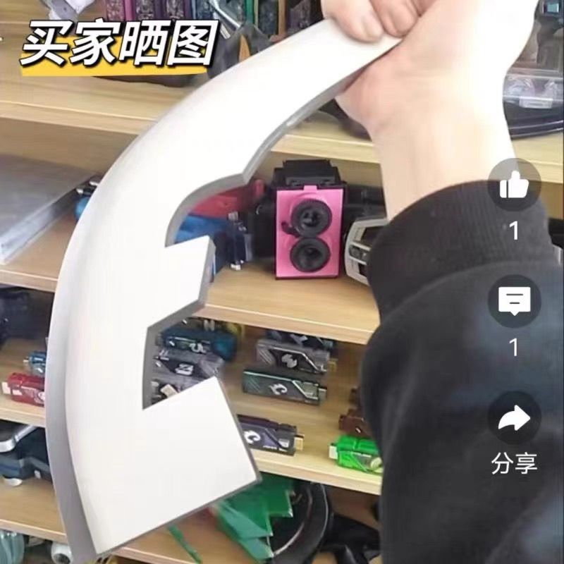 超大赛文奥特曼头标飞镖冰斧真1:1 收藏版 长约38厘米