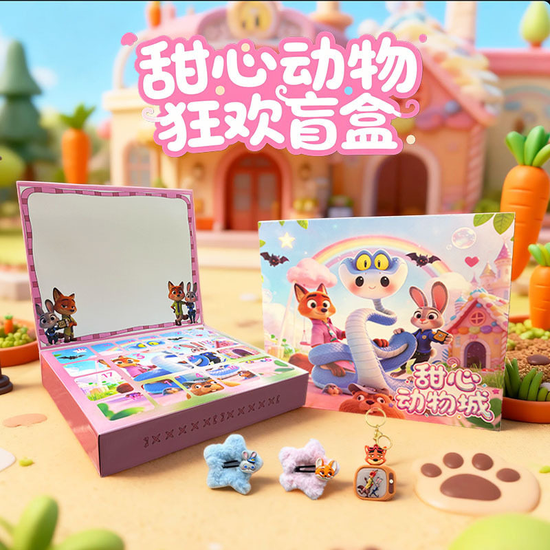 甜心疯狂动物城画板洞洞乐豪华版儿童创意拆拆乐玩具盲盒男孩女孩,玩具/童车/益智/积木/模型,其它玩具,淘宝优惠券,粉丝福利购,淘宝优惠卷