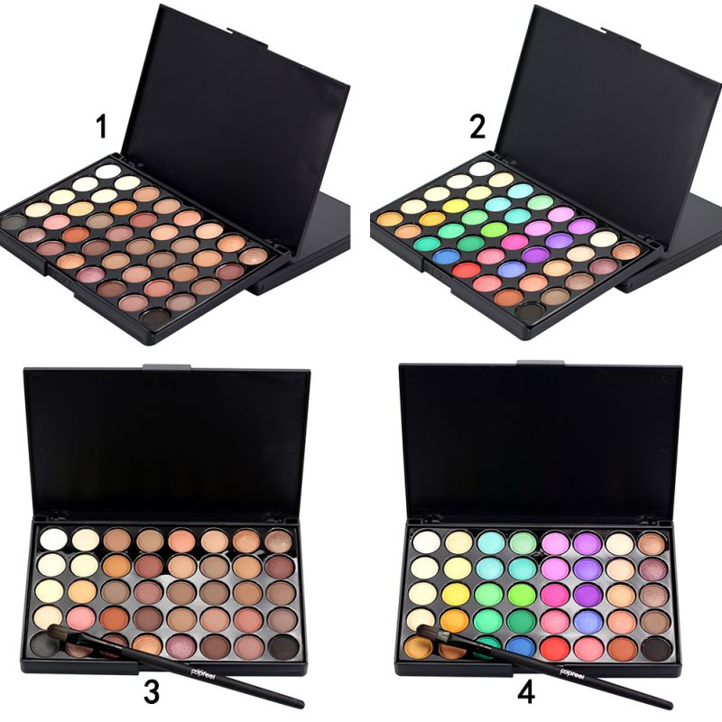 40 Colors Eyeshadow Palette Matte Mineral Pigmented High Tex-封面