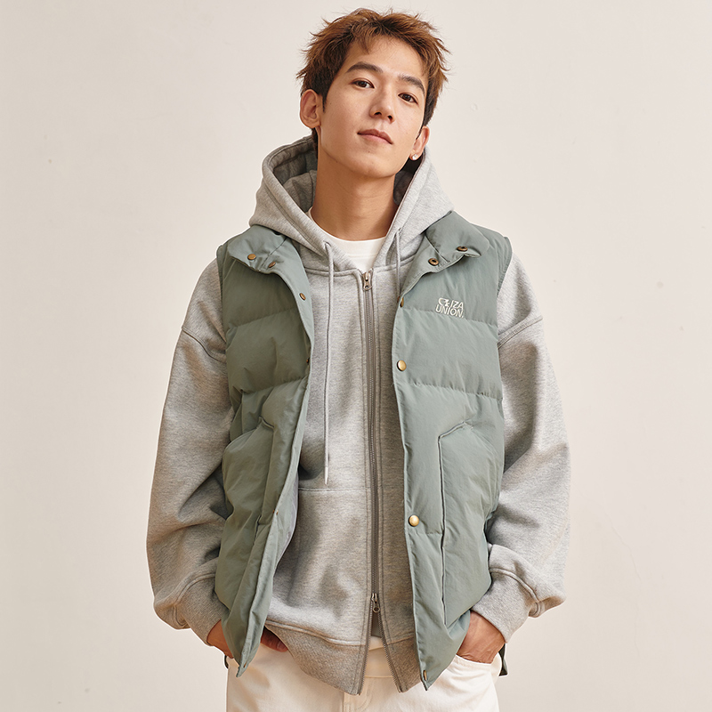 ciza加厚保暖羽绒马甲