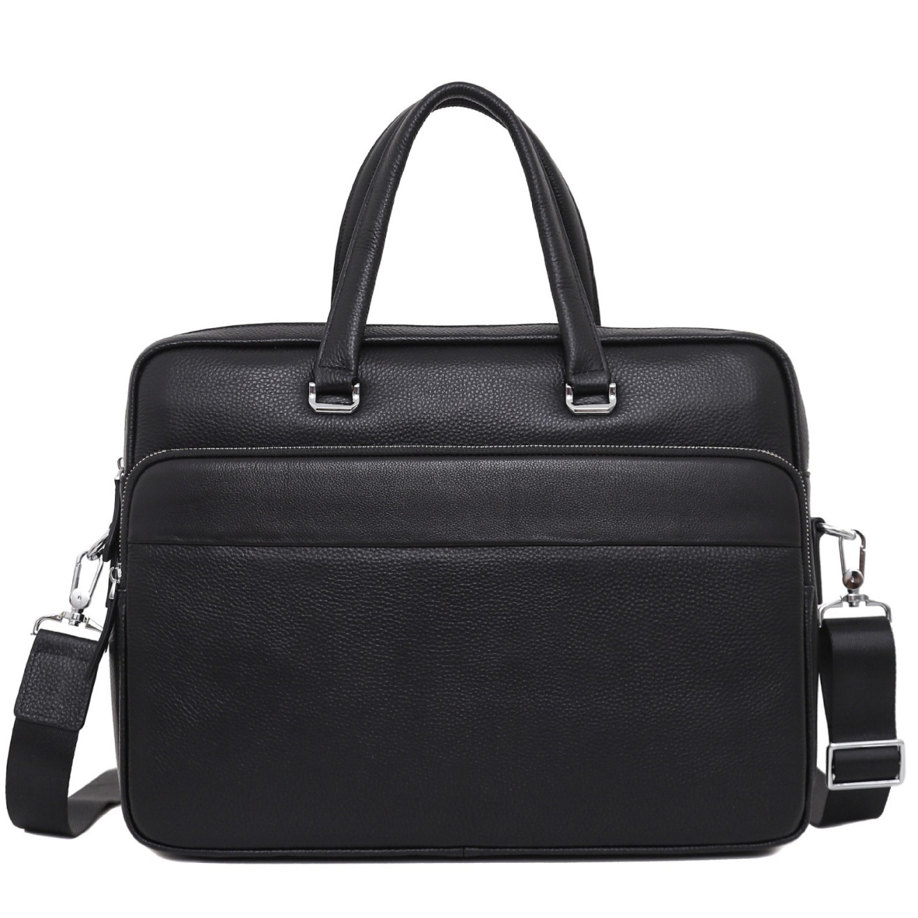 日本品质2025男士牛皮手提包头层皮公文包多隔层大容量电脑包商务