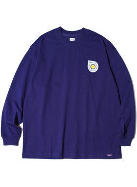 rodless重磅320g网球烫画印花长袖T恤宽松秋季百搭国潮牌情侣上衣