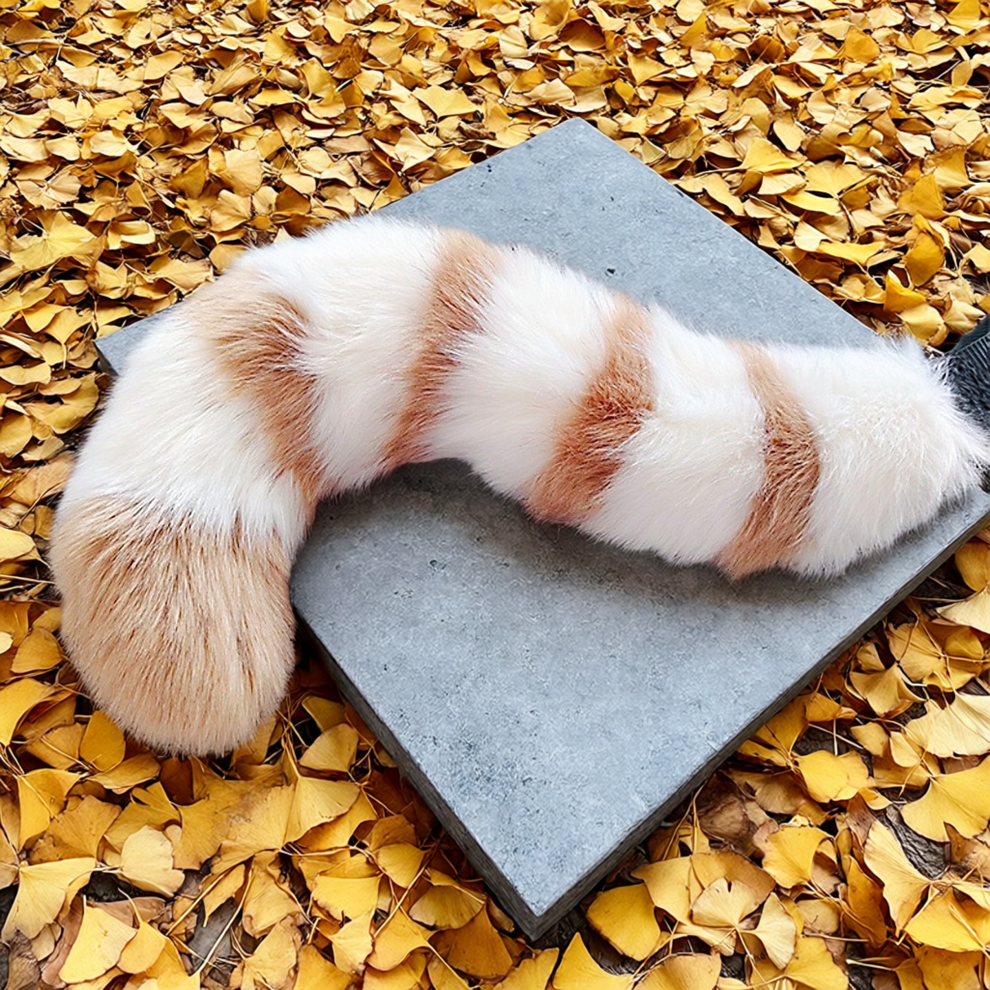 福瑞兽装小熊猫尾巴半装配件大号