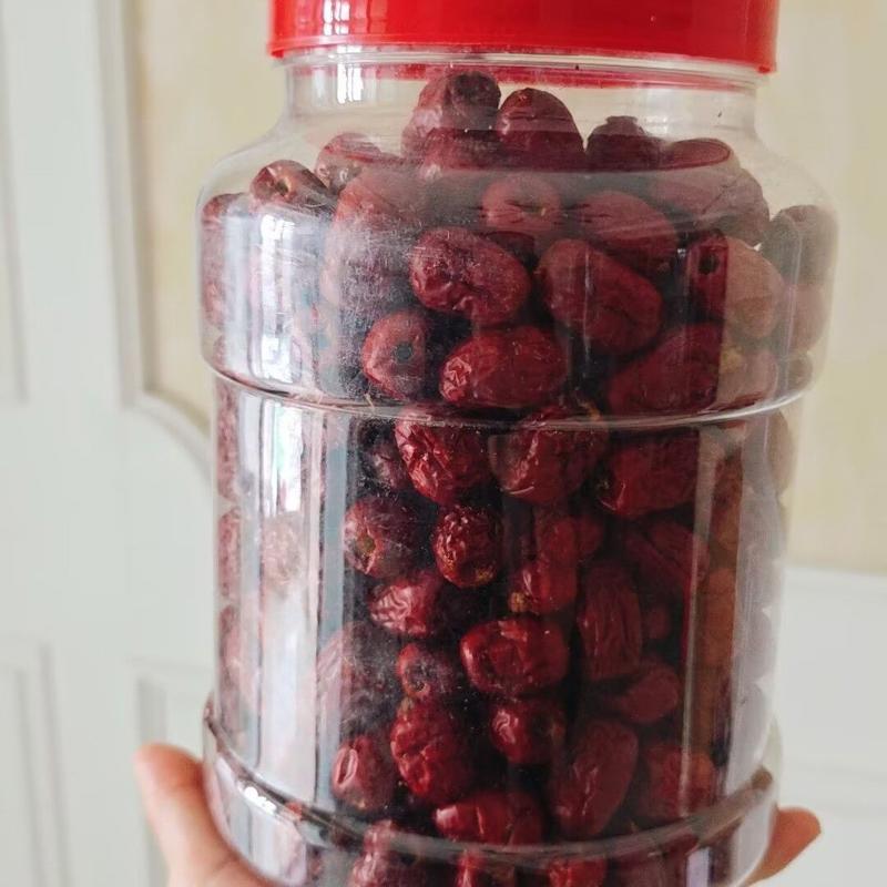 新疆无核红枣灰枣去核红枣罐装净重打豆浆熬汤包粽子