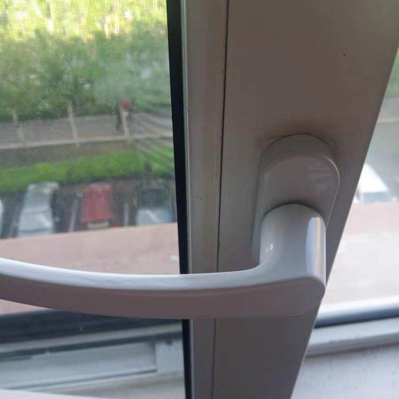 加厚塑钢执手 塑钢窗把手门窗户把手平开门窗拉手七字执手锁窗.