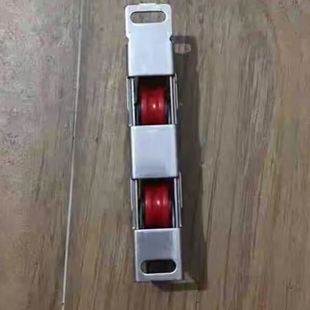 滑轮60 80两件. 铝合金轨道轴钢滚轮承重型下轨滑轮加宽90断桥70