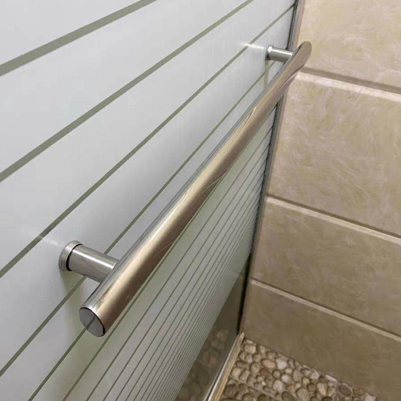 304不锈钢440mm淋浴房拉手浴室玻璃门把手推拉移门卫生间拉手把.
