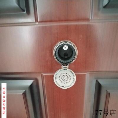 防盗门猫眼带一体35管径门镜猫眼门铃门铃高清多功能家用加长通用
