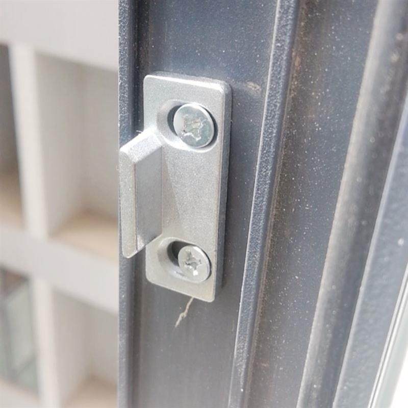 铝合金连杆传动锁扣内开窗锁点锁碰平开门窗锁扣小锁块扣子断桥.