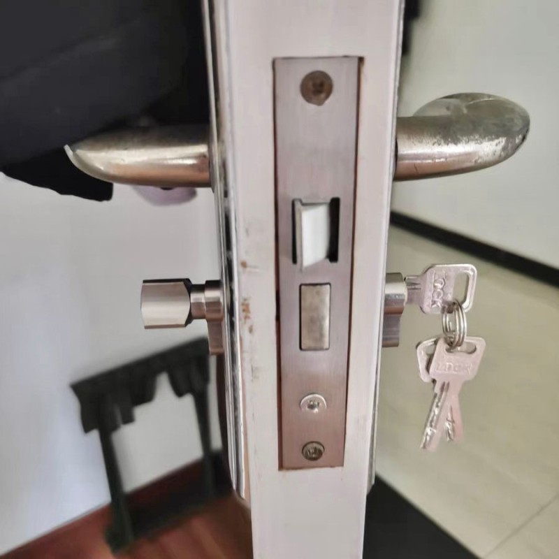 卧室锁舌房门锁芯老款锁体钥匙家用木门锁配件静音室内通用型.