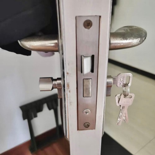 卧室锁舌房门锁芯老款锁体钥匙家用木门锁配件静音室内通用型.