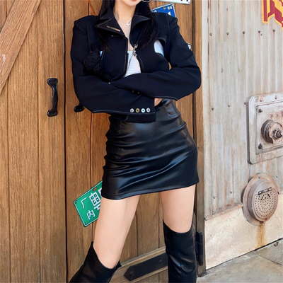 包臀裙半身裙显瘦纯欲风辣妹