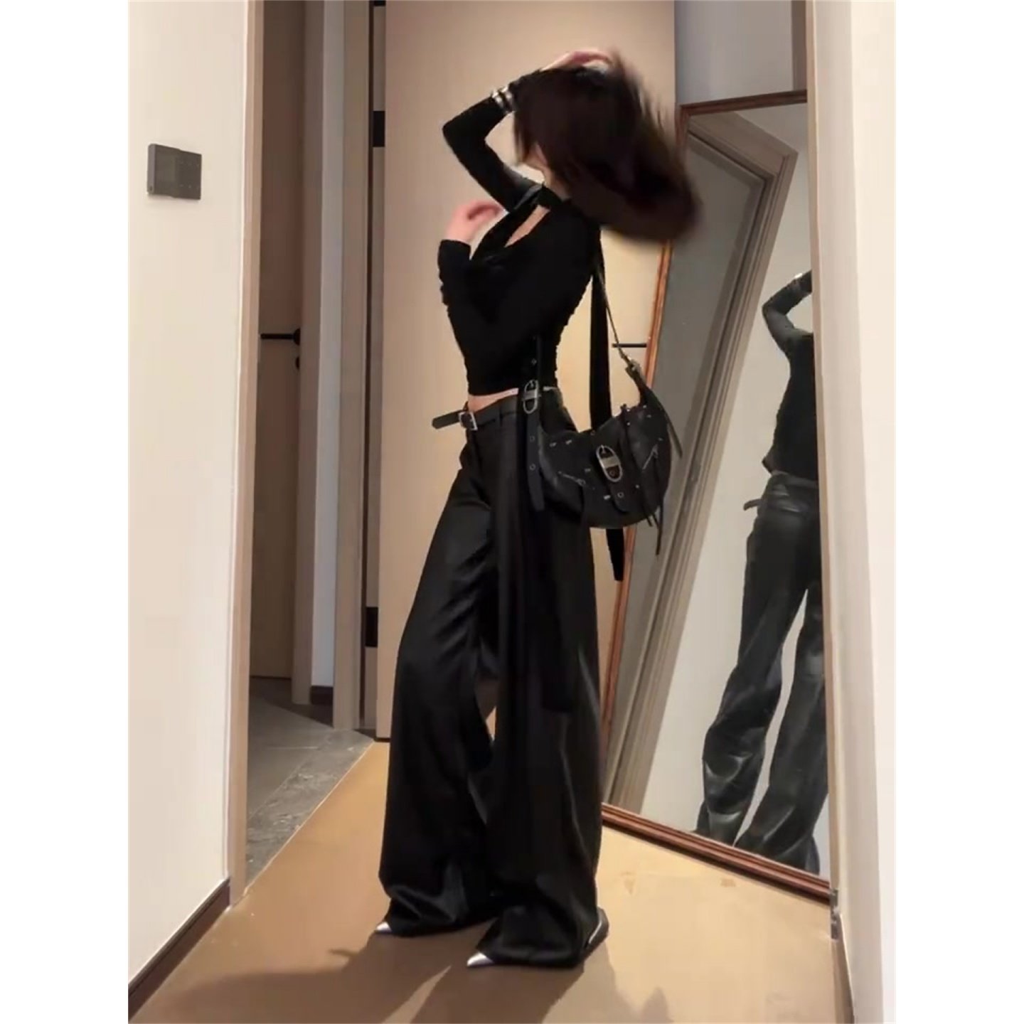 大码黑色直筒皮裤女2026新款高腰胖mm宽松阔腿辣妹PU皮拖地长裤子,女装/女士精品,休闲裤,淘宝优惠券,粉丝福利购,淘宝优惠卷