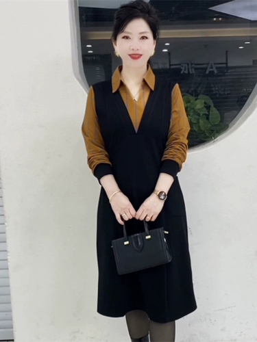 Модный универсальный лонгслив, комплект, платье, яркий броский стиль, по фигуре, в западном стиле