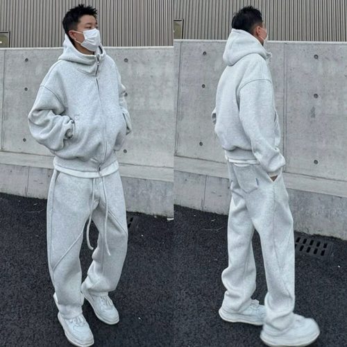 2025年秋冬季休闲运动套装男时尚