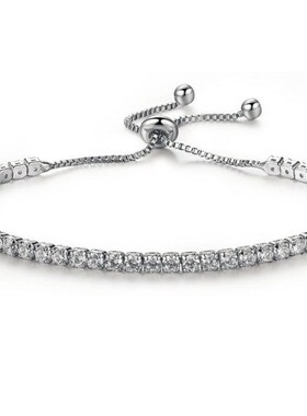 Hot Sale Fashion Diamond-inlay Crystal Push-Pull Bracelet 潮
