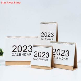 2023 Simple Desktop Calendar English Coil Daily Monthly Plan