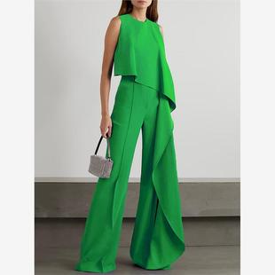 Women elegant jumpsuit晚礼服晚会主持派对生日宴连体裤优雅女