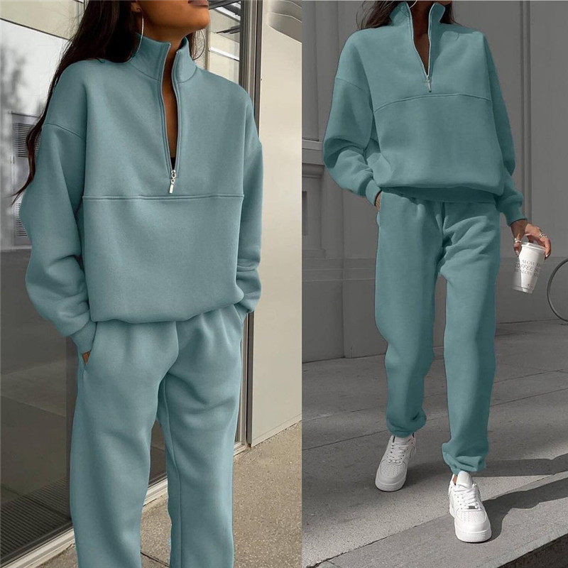 Women sports suit  loose ladies Casual two-piece set套装