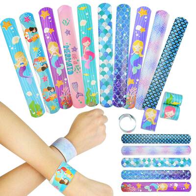 24pcs Mermaid Clap Circle Toys Little Mermaid Theme Party De