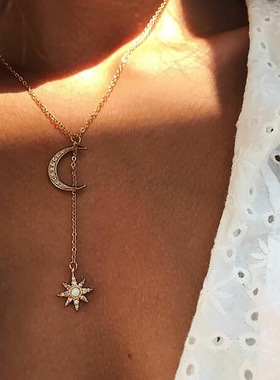 New fashion personality retro women's necklace欧美覆古女项炼