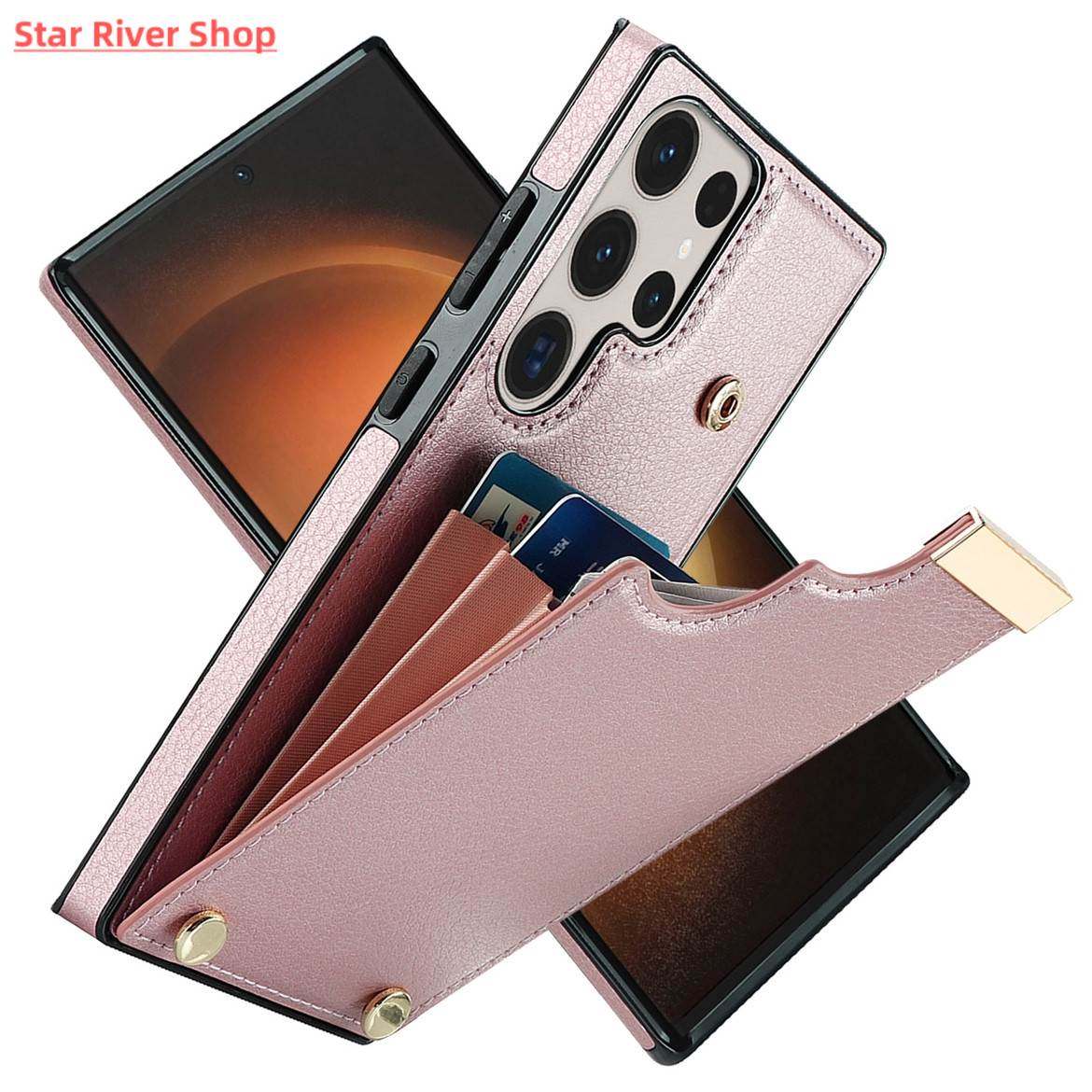 Phone Case For Samsung Galaxy S21 S20 FE S23 S22 Plus Note 20 Ultra Organ Card Slot Leather Cover