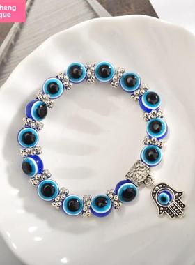 Hot sale Hand Jewelry Retro Blue Eye Bead Fashion Bracelet