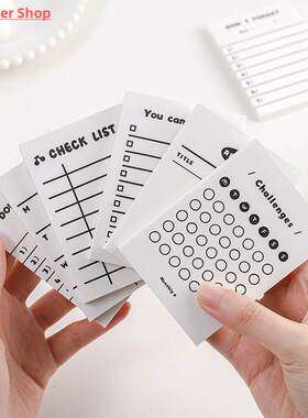 50 Sheets Memo Notes Writing Pads Scarpbook Message Notes No