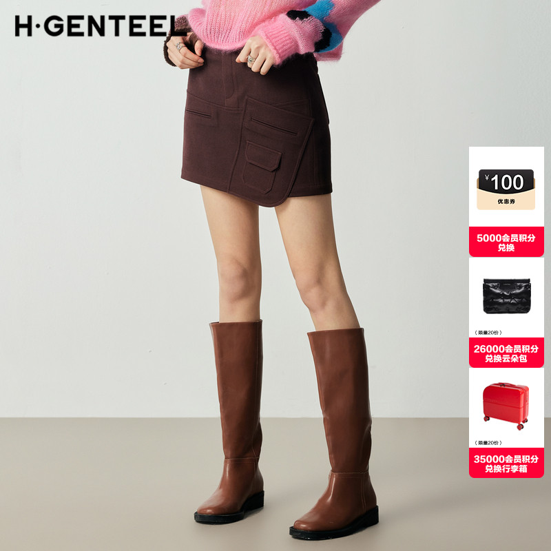 23短裙不规则短裙通勤高腰