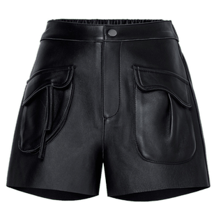 H·GENTEEL荷高新款春装女后腰橡筋显瘦风筝元素短裤