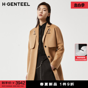 西装 H·GENTEEL荷高秋女装 新品 风格 羊毛呢大衣