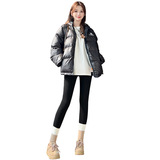 咖色鲨鱼裤女加厚保暖棉裤高腰瑜伽紧身外穿配裙子加绒打底裤，女装打底裤，搜酷衣阁