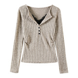 W新款v领蕾丝内搭打底衫女季纯欲风拼接设计感可外穿显瘦上衣，女装T恤，搜酷衣阁