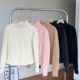 双面奥利绒外套女2026新款冬抗静电保暖加厚摇粒绒立领冲锋衣内胆，女装卫衣/绒衫，搜酷衣阁