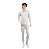 青少年羊毛保暖内衣男款冬季学生初高中生发热秋衣秋裤套装，保暖内衣，搜酷衣阁