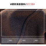 米白色糯米阔腿裤女秋冬季加绒加厚高腰宽松显瘦小个子香蕉弯刀裤，女装休闲裤，搜酷衣阁