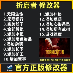 折磨者修改器辅助 TORMENTOR修改器辅助魔法科技局steam 不含游戏